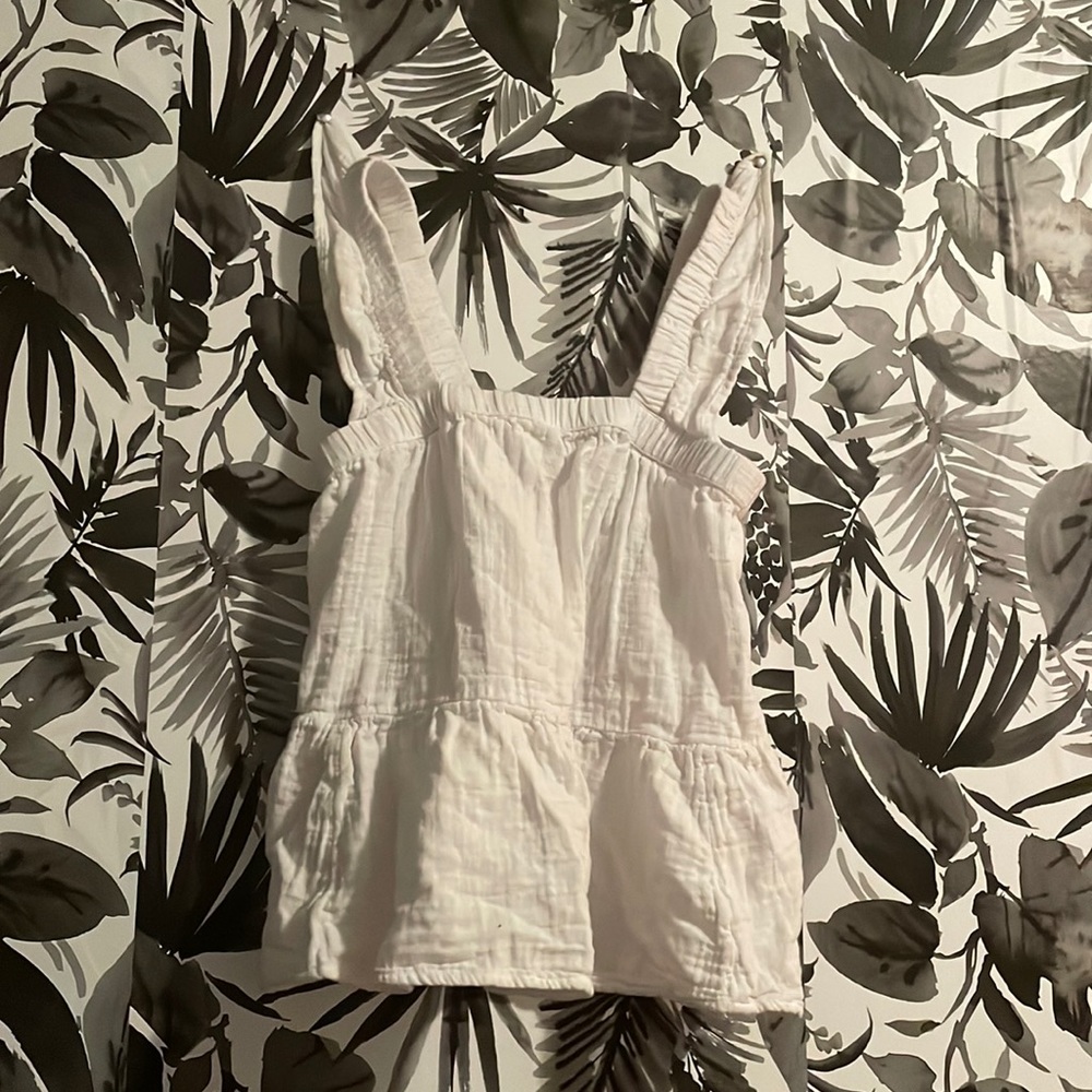 White dress top